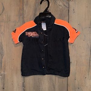 ✨3/$12 Harley Davidson Button Down